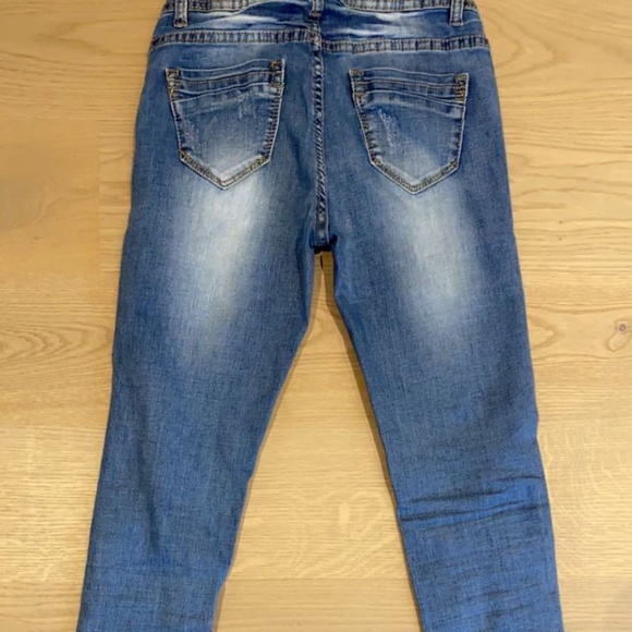 Vintage Adorable ripped sequenced skinny jeans - Picture 2 of 3